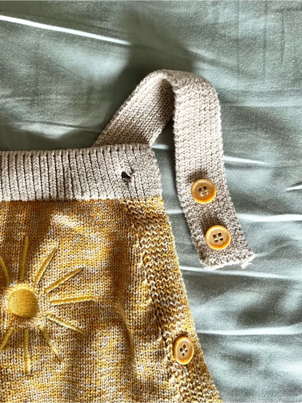 NWOT Wyld Bub Sunshine Romper 3-6m